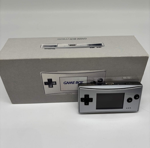 Game boy micro silber - boy, mit