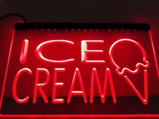 Eis Essen Cafe Bar Pub LED