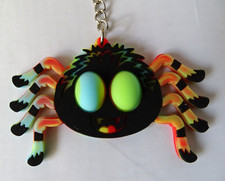 bunte Spinne Schlüsselanhänger Taschenanhänger Gummi /Silikon ca.8cm