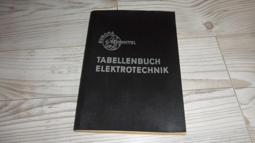 Tabellenbuch für elektro - tabellenbuch,