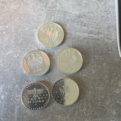 Euro silbermünzen 925 - 10,
