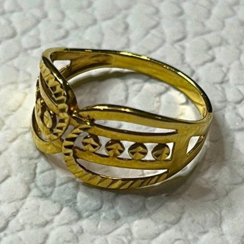 Vintage 18k yellow - vintage, ornate