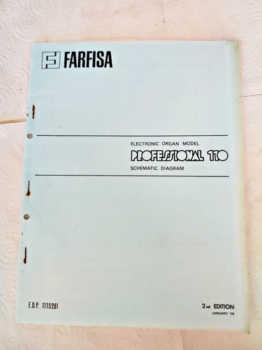 Farfisa electronic organ - organ, model