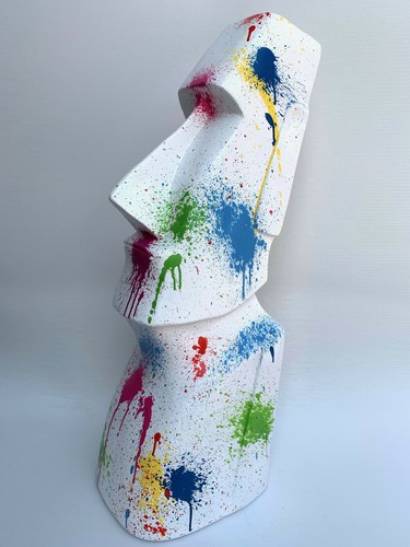 Design moai figur kopf - figur, rapa