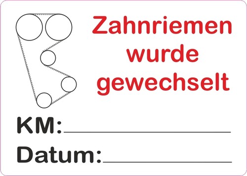 1stück zahnriemen gewechselt - 1stück,
