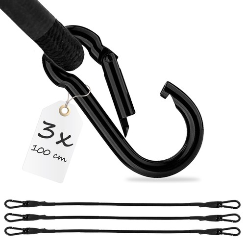 Spanngummi mit karabiner - mit,