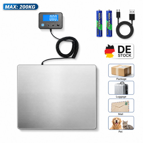 Lcd digital paketwaage - lcd,