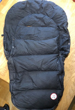 Daunen-Fußsack von tcm für Kinderwagen, 100x75cm, sxhwarz