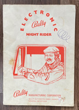Bally Night Rider Manual