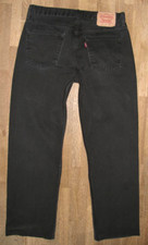 " LEVI`S 751 " Herren- JEANS / LEVIS Blue-Jeans in schwarz- grün ca. W33"/L29"