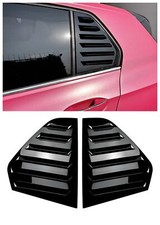 Black rear window - window, lock