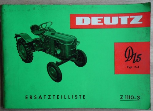 Deutz schlepper d15 - schlepper,
