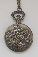 Retro Taschenuhr "Rose"