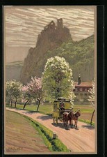 Künstler-Lithographie Paul