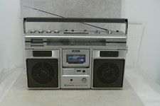HITACHI TRK-8210E ++ Vintage 80s GHETTOBLASTER Boombox Radio ++ guter Zustand