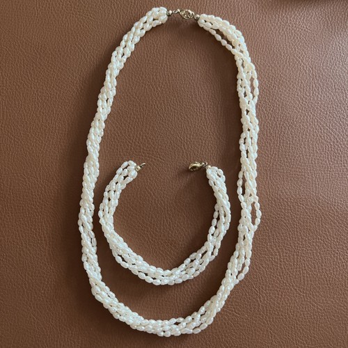 Reihige perlenkette aus - 5-reihige,