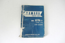Teile - Katalog / Parts - List Yamaha XS 750 Typ 1T5. 1977
