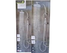 Überkopf-Brauseset Duschsystem Regendusche Duschset Duschsäule Handbrause,rund