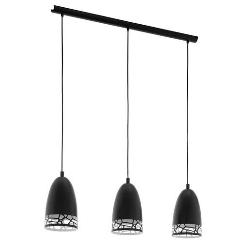 Pendellampe schwarz weiß