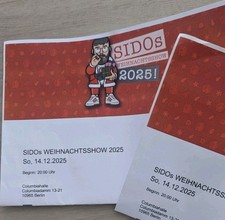 Sido | Weihnachtsshow | 14.12.2025 Columbiahalle Berlin | 2x Konzert Tickets