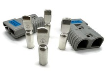Batterie Stecker 175A 25 mm2 grau Set Steckverbinder für Gabelstapler Kabel