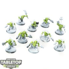 Orks - 10x Ork Beast Snagga Boyz - teilweise bemalt