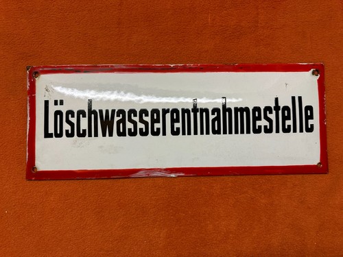 Altes emailleschild - altes,