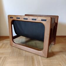 AKSEL KJERSGAARD Salin Møbler Teak Zeitungsständer Zeitungshalter 1960 Dänemark
