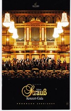 Memorabilia: Johann Strauß Konzert Gala Programmheft deutsch 2008/09
