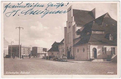 Alte gotenhafen bahnhof - alte, gotenhafen,