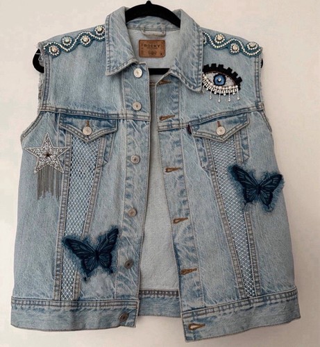 Weste jeansweste festival - jeansweste,
