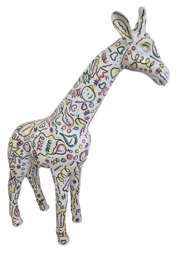 Pop art giraffe xxl designer - pop-art,
