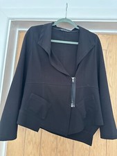 SCHWARZE REISSVERSCHLUSS JACKE
