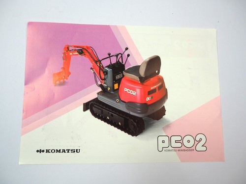 Prospekt komatsu pc02 - komatsu,