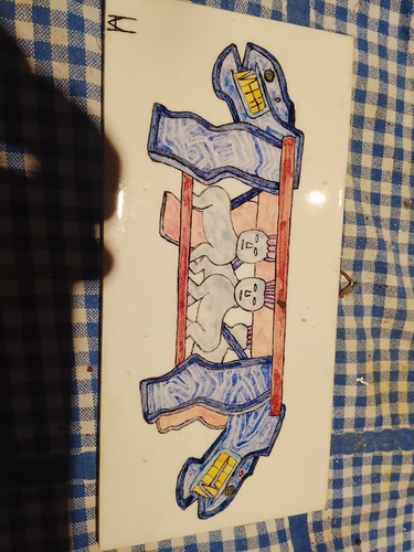 Kachel mahlstein mit - kachel,