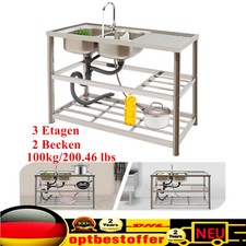 Küchenspüle Doppelbecken