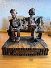 Antike Holz Figuren Gruppe