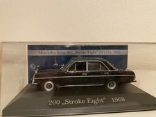 DE AGOSTINI MERCEDES BENZ 200 STROKE EIGHT 1968 MODELLAUTO 1:43 SAMMLER MODELL