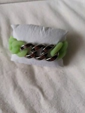 Hanse Klunker, Armband, Mintgrün  mit Silber, Ungetragen, Neu