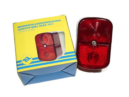 Simson rücklicht rot eckig - simson,