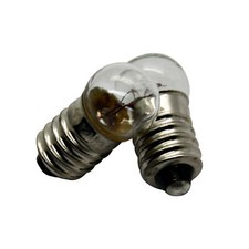 E10 6V 12V Glühlampe Glühbirne Lampe rund Kugelbirne Modellbau Puppenhaus Kugel