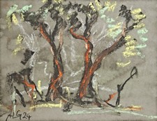 Landschaft Kohle Kreide