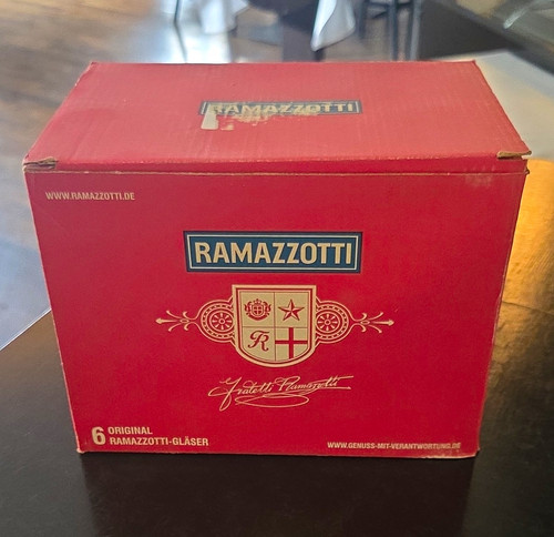 Ramazzotti original gläser - ramazzotti,