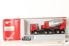 Herpa 1:87 141574 MAN Betonmischer rot in OVP (338227)