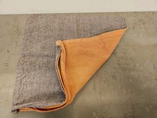 Deko-Kissen Hülle Reißverschluss Bezug orange bordeaux f 40x40 Kissen Baumwolle