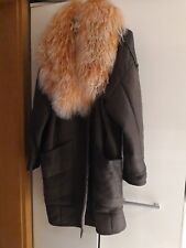 Lammfell Pelzmantel Top Zustand Braun Ohne Kragen