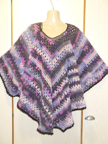 Poncho mystik lila - poncho,
