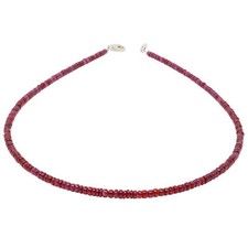 Kette Collier aus echtem Rubin