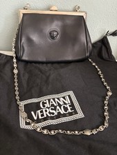 Gianni Versace Couture Vintage Clutch Pochette Crossbody Bag La Medusa RAR