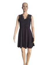 Abendkleid schwarz mit Spitze